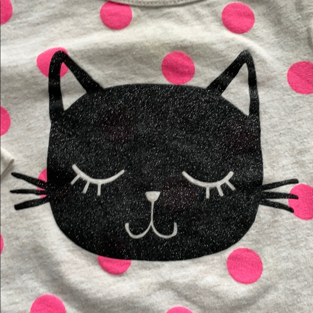 🎀Carter’s 2 piece black kitty outfit🎀 - Picture 3 of 6